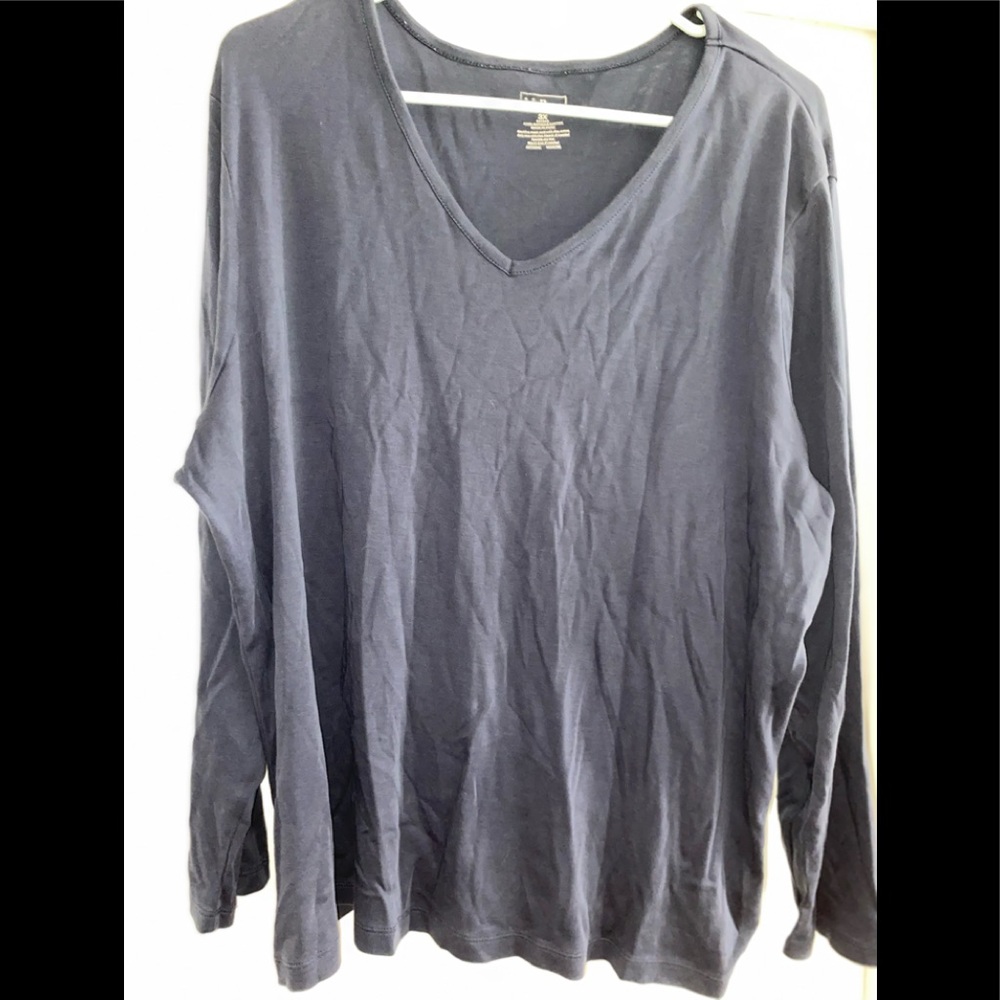 Long sleeve V neck-LL Bean